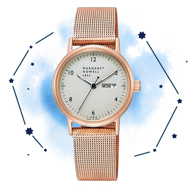 MARGARET HOWELL idea DAY&DATE SOLAR MESH KH3-665-11 ソーラー レディース