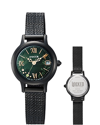 wicca ソーラーテック UNIVERSAL 限定モデル 映画『ウィキッド 永遠の約束』 KH4-947-41 「エルファバ」モデル レディース